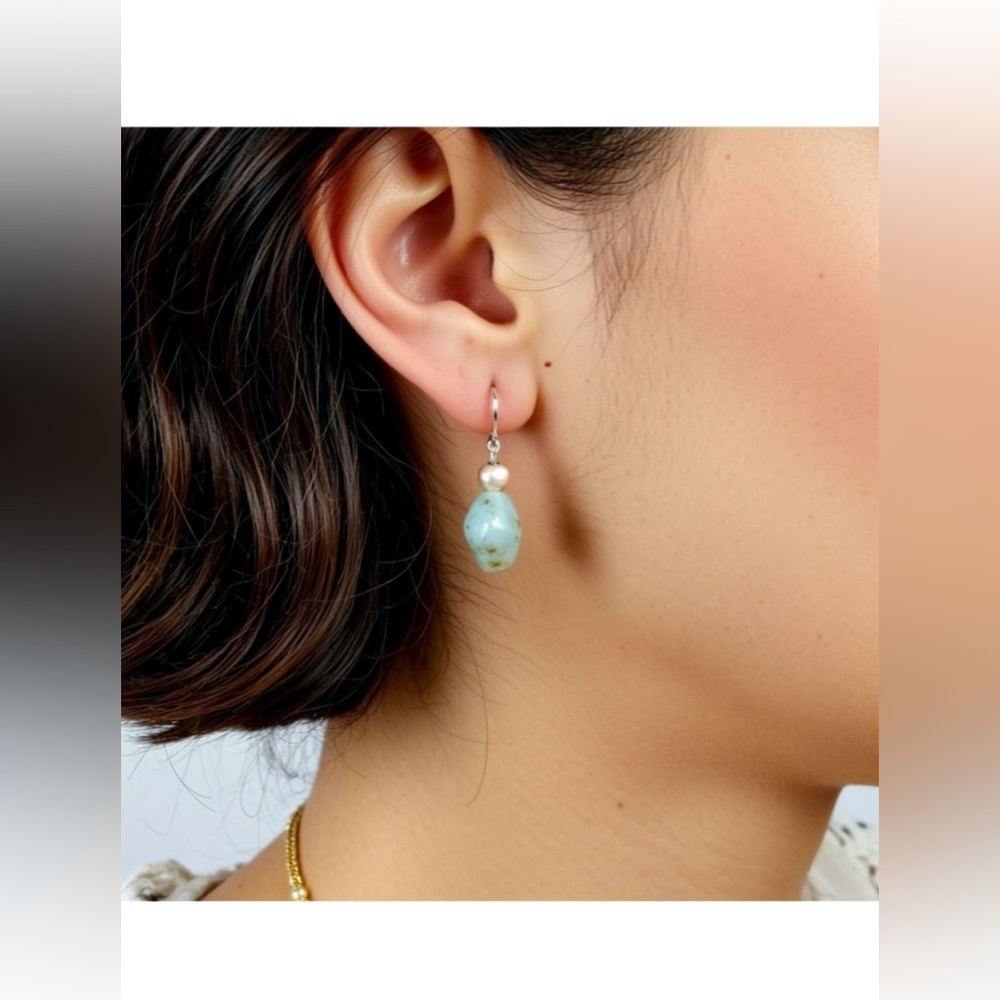 Peruvian Opal earrings